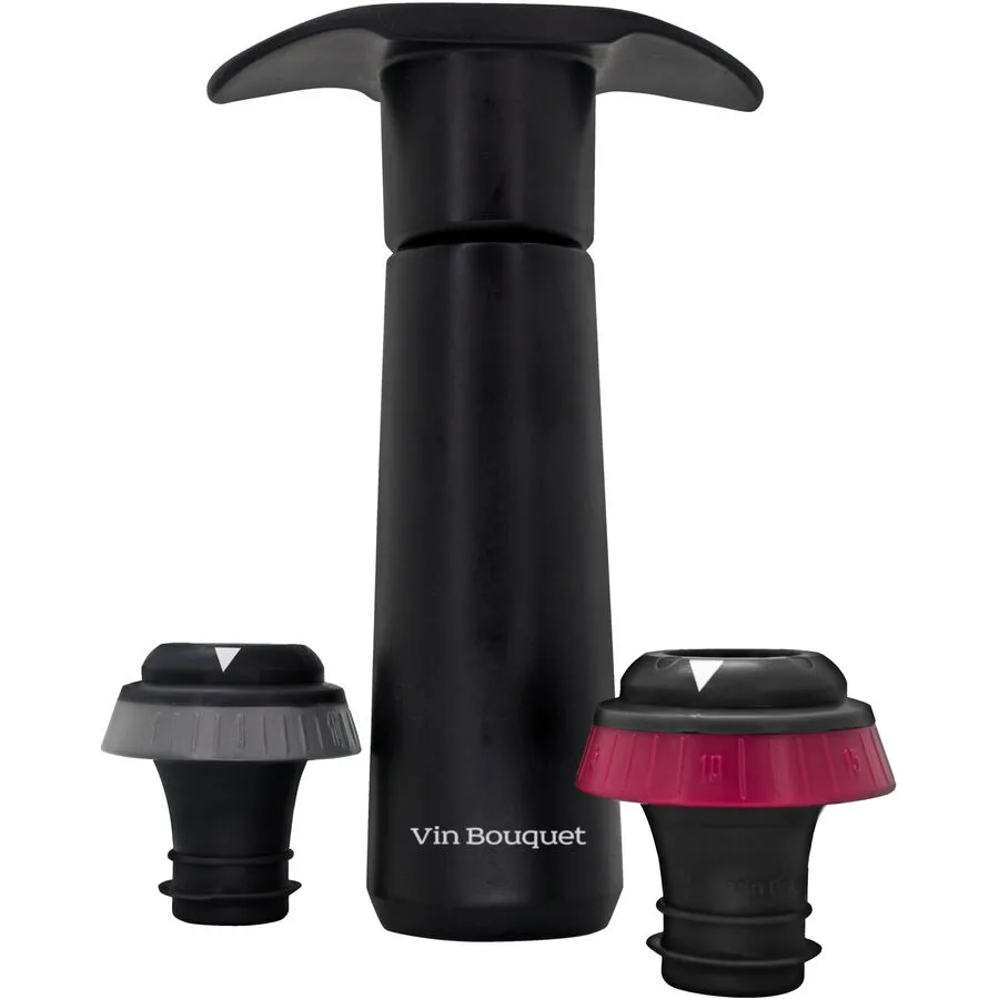 Vakuumpumpe Wine & more Kunststoff B 12.8 cm - Farbe: schwarz