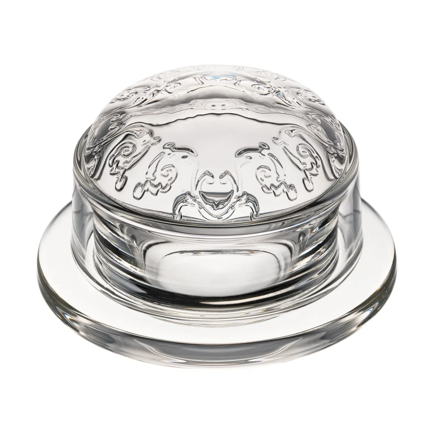 La Rochère Versailles Butterdose Ø10 cm Transparent