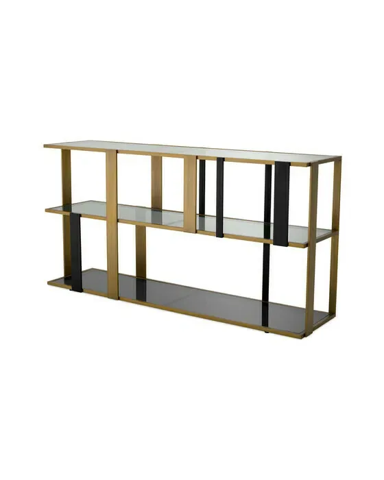 Clio Cabinet Brushed Brass