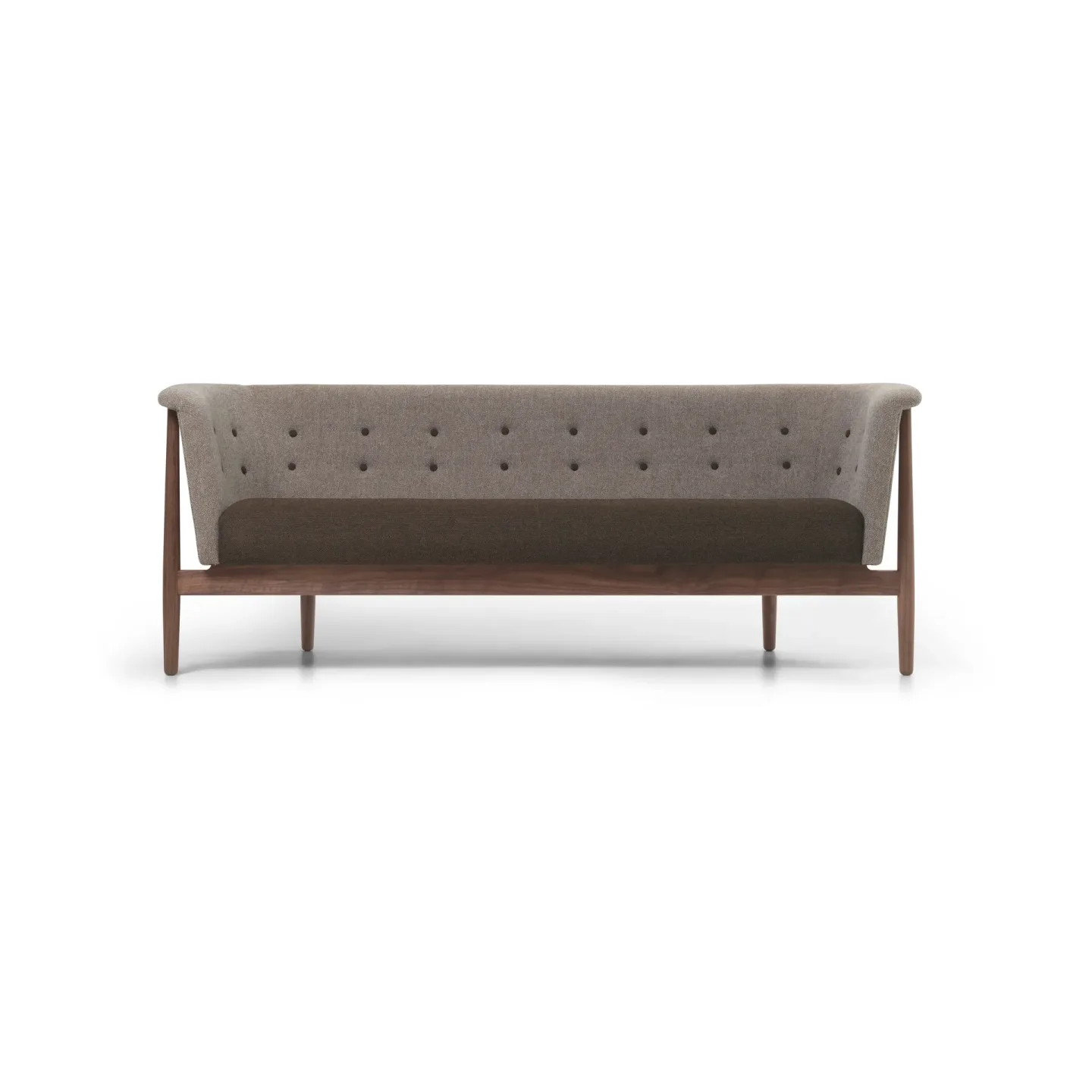 Carl Hansen & Søn ND52-3 Vita soffa 192 cm Hallingdal 0270-oljad valnöt