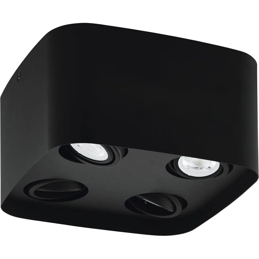 Eglo Deckenlampe Caminales-Z Schwarz Stahl 24 cm 12 cm - LED - LED Energiesparlampen