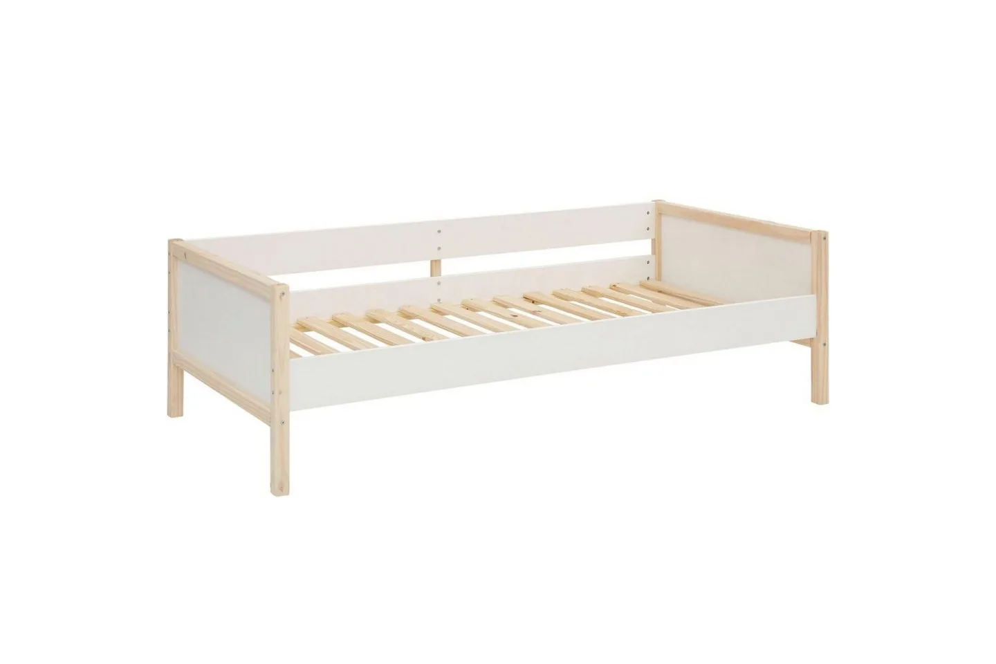 Dagbäddar utan rygg Loft24 Sängsoffa Square Line Vit,Natur -