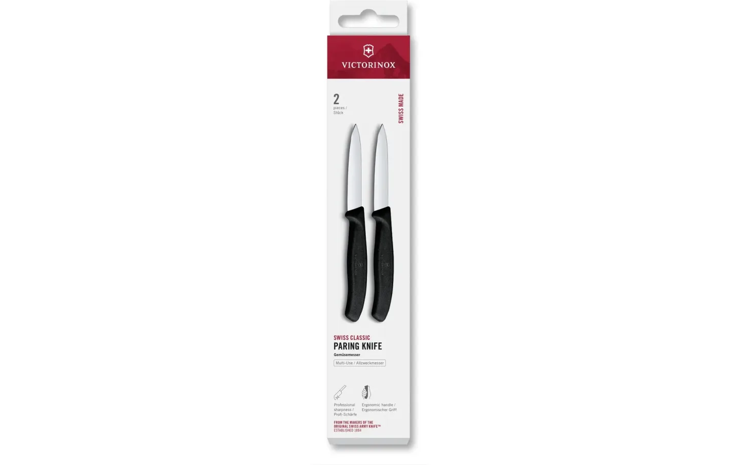 Alltron Messer-Set Swiss Classic, 8 cm, 2 Stück Von Victorinox Schwarz | Schubiger Möbel
