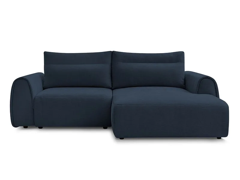 Ecksofa BOBOCHIC ADEN Stoff dunkelblau