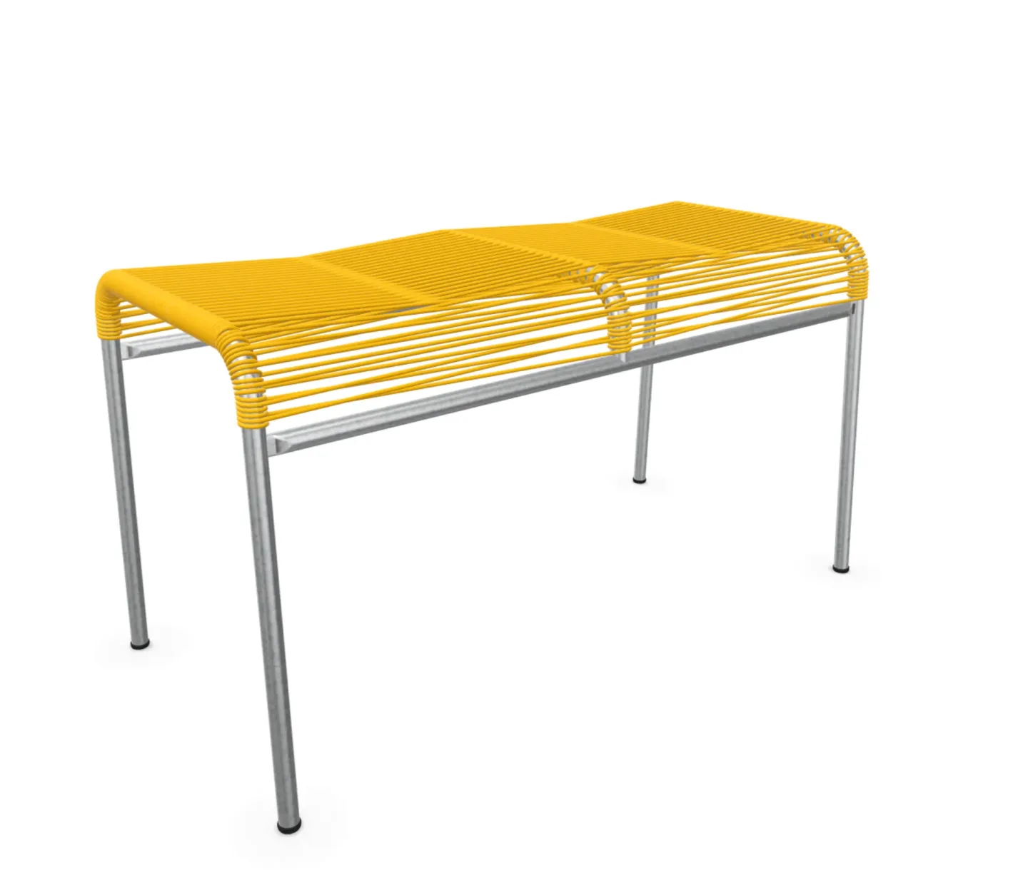 Schaffner Spaghetti-2er-Hocker Säntis Feuerverzinkt Gelb | Schubiger Möbel