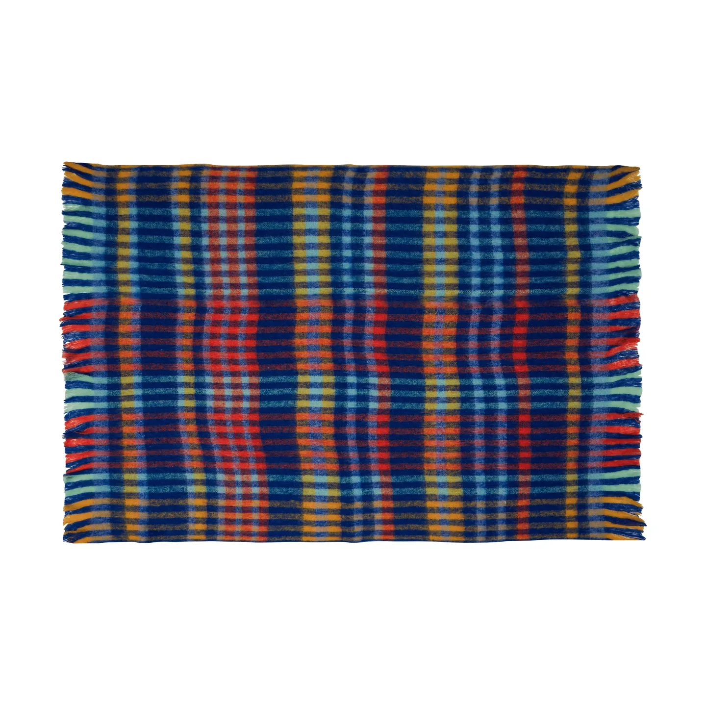 Hübsch Loom Plaid Multicolour, 140x200 cm