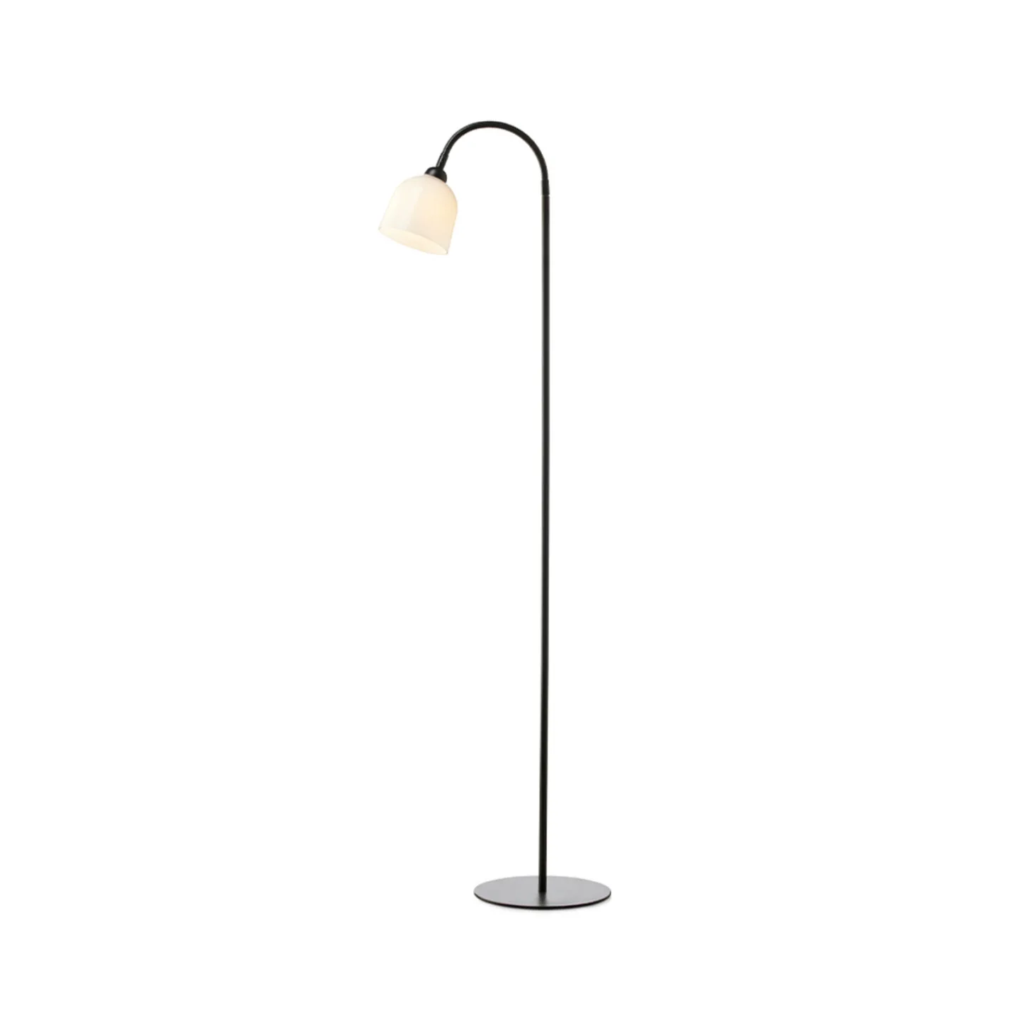 Glow 1 Stehleuchte Schwarz/Opal - Halo Design - Wohnzimmer - Metall