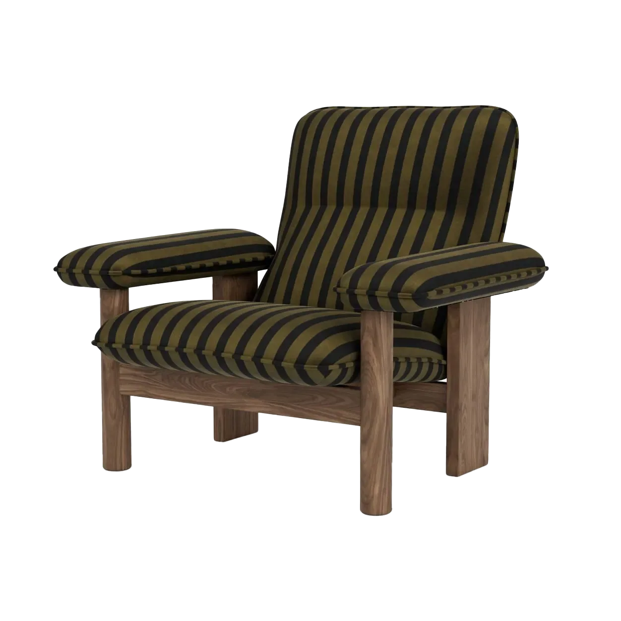 Audo Copenhagen Brasilia Sessel Walnut-Cabanon soft