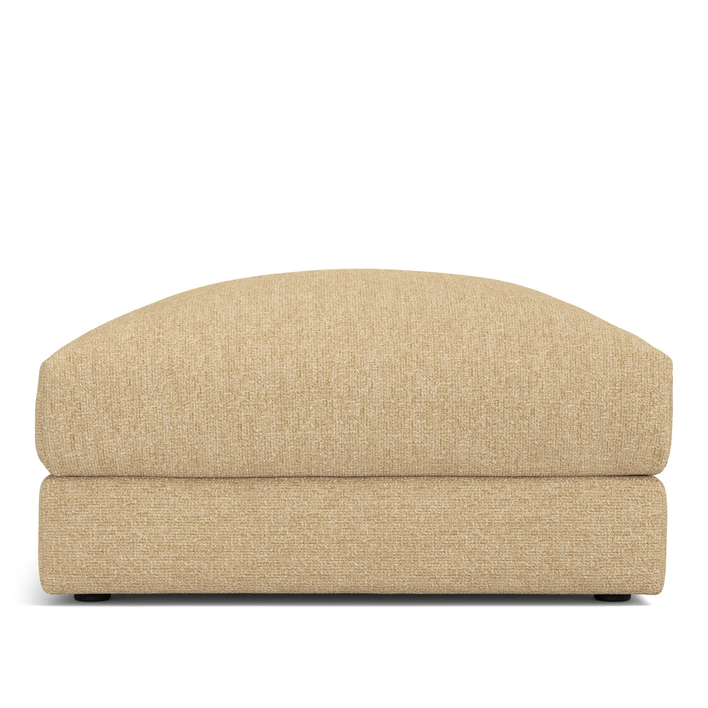 NOGA - Pavarotti Ottoman Lucinasco 03 Fixed Upholstery - Fotpallar - Dun/Metall/Trä/Skum