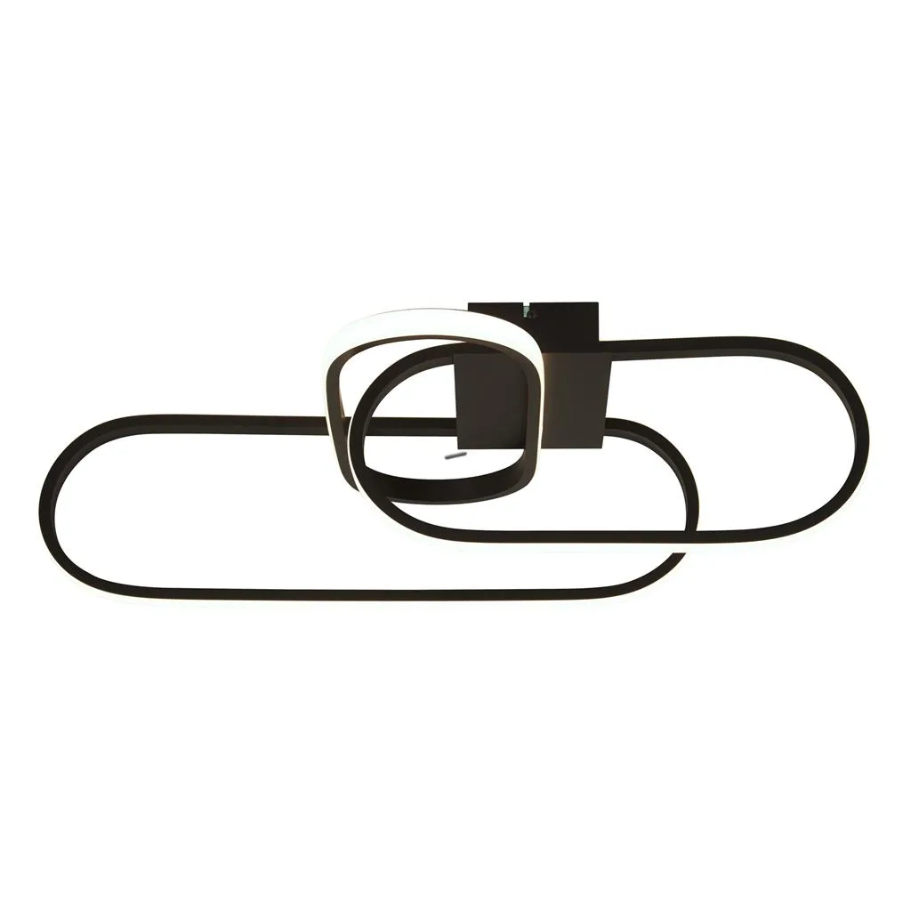 Searchlight - Clip 65cm - Takplafond - Svart