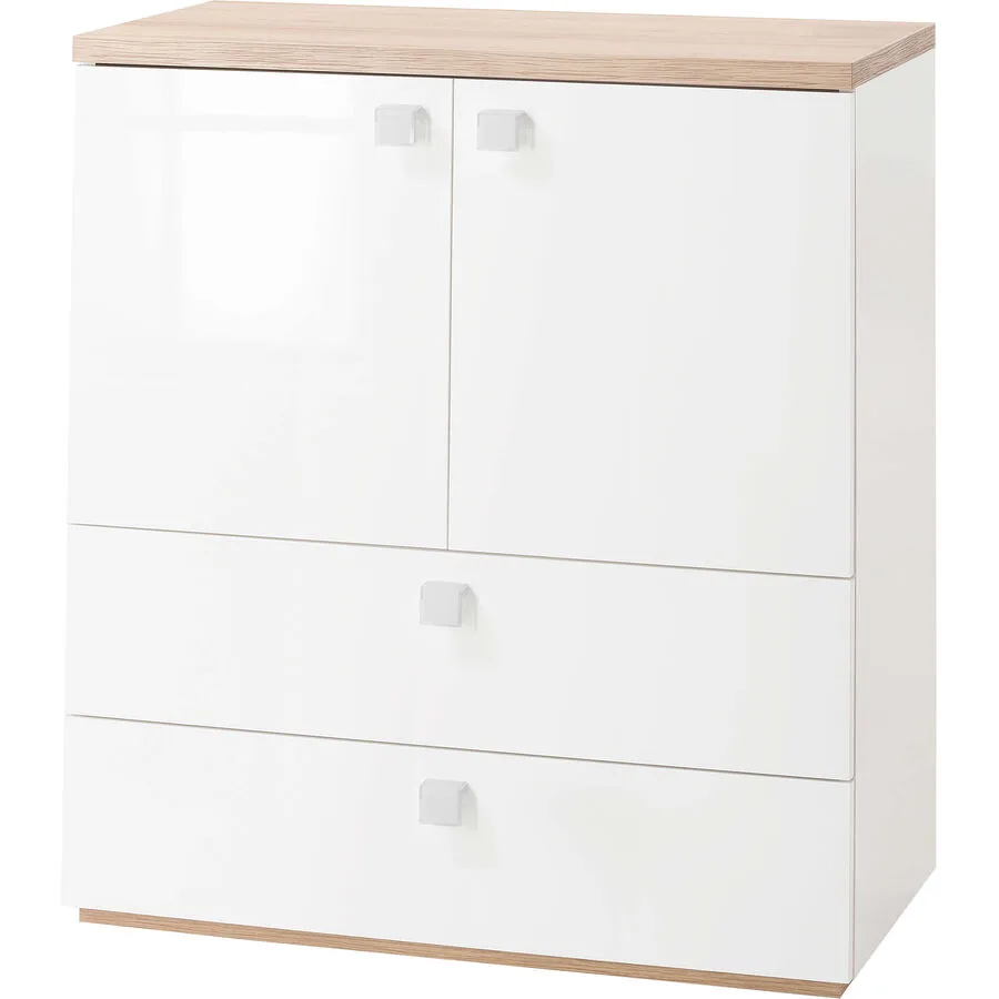 Kommode Gianni weiss Holzwerkstoff B 90 H 100 cm