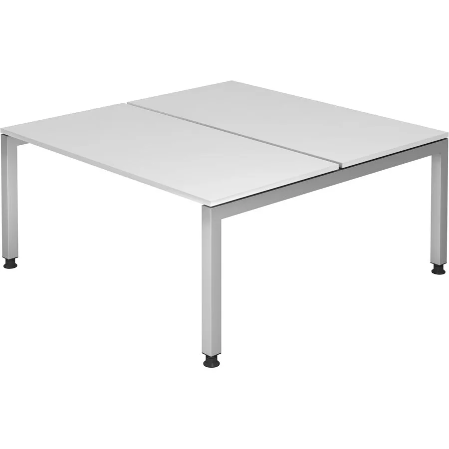 Schreibtisch Office weiss Holzwerkstoff B 160 cm T 162.5 cm