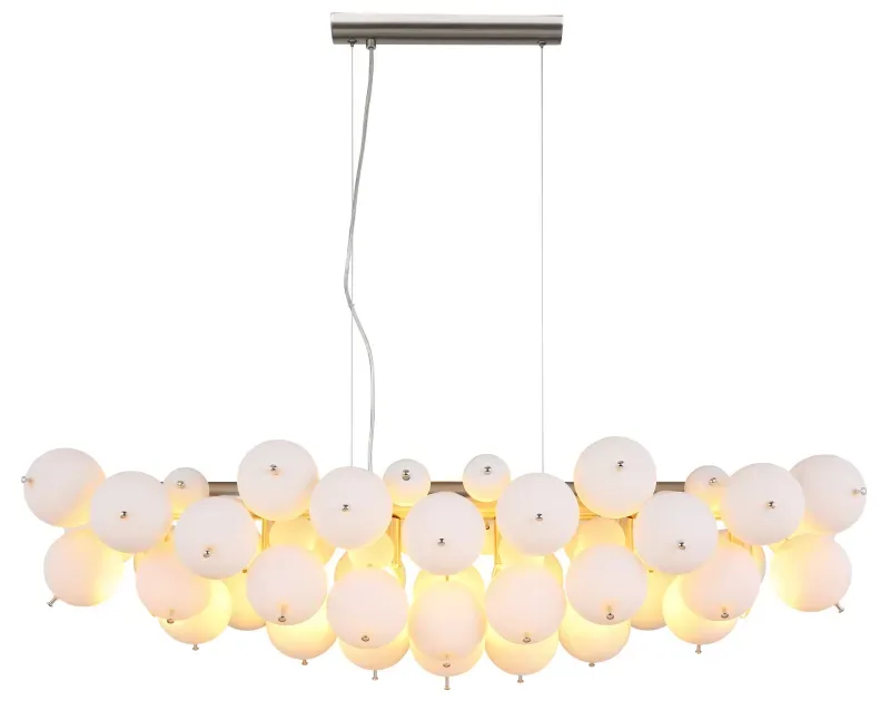 Globo Lighting - Udo 120cm - Taklampa - Vit