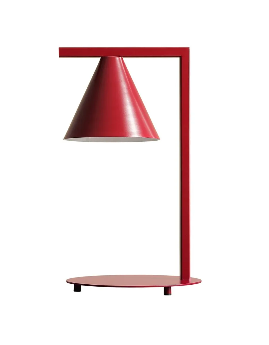 Artera - Form 40cm - Bordslampa - Vinröd