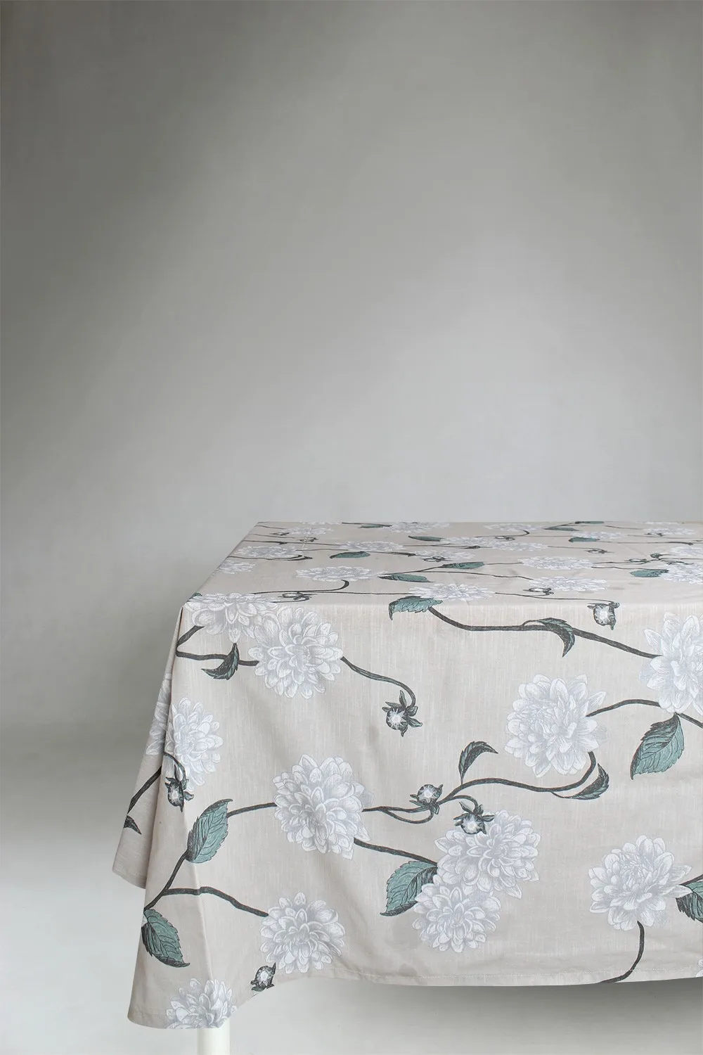Dukar - Bomullsduk Alyssa (beige/grå) (Størrelse: 140 x 250 cm)