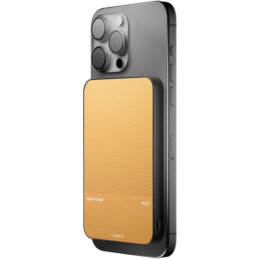 Native Union ReClassic Magsafe Power Bank - Farbe: gelb