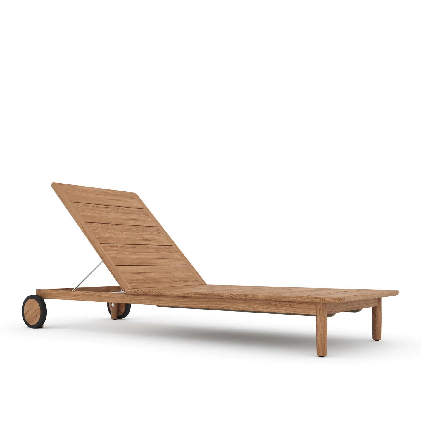 Skargaarden - Koster Sun Lounger Teak, Cusion - Greyish Brown Southend - Solstolar - Studio Norrlandet