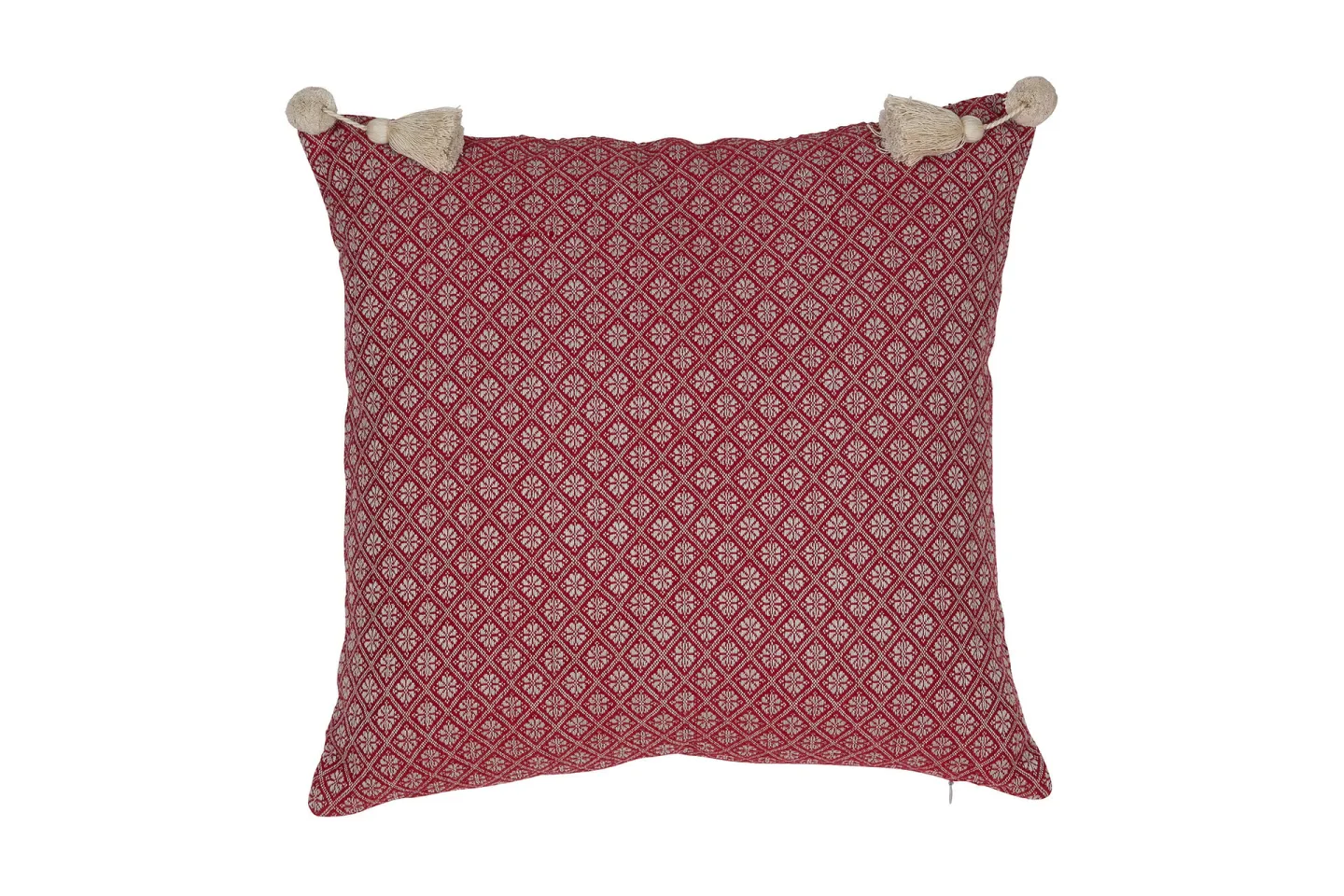 Kuddfodral Trine 45x45 cm Röd - Fondaco