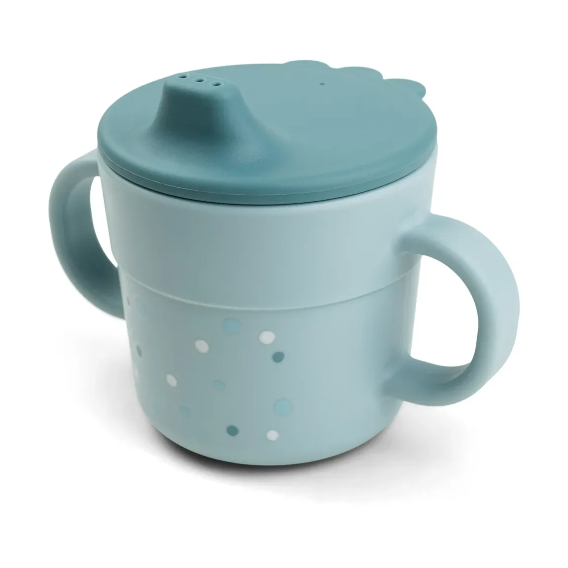 Done by deer Happy Dots Foodie Trinkbecher 21,5 cl Blue