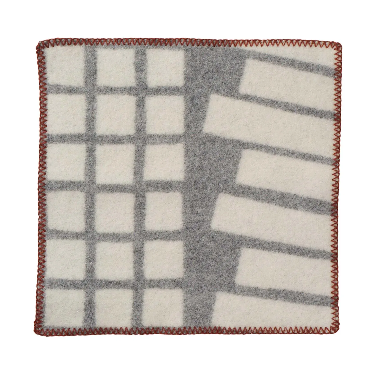 Klippan Yllefabrik Sankt Petri sittunderlag 43x43 cm Light Grey