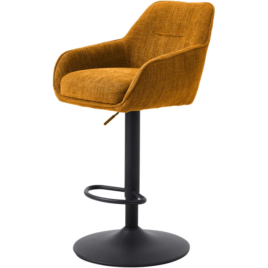 Barhocker 2er-Set Arel rost Polyester H 53 cm