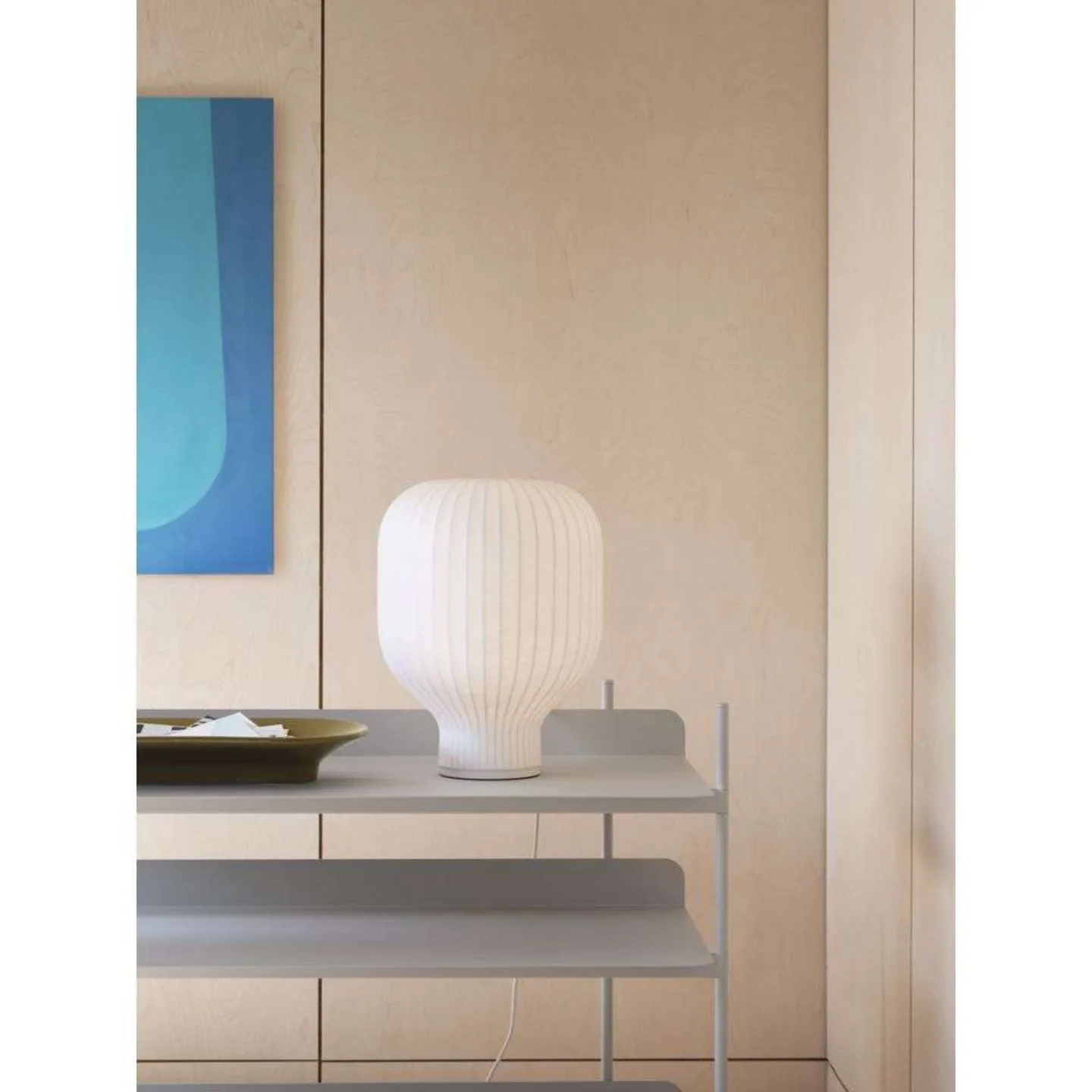 Strand Bordlampe H39,1 White - Muuto - Stue - Stoff / Tekstil
