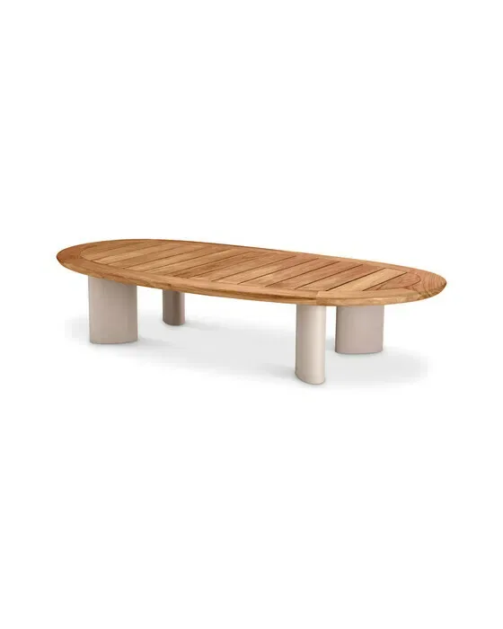 Free Form sofabord naturlig teak