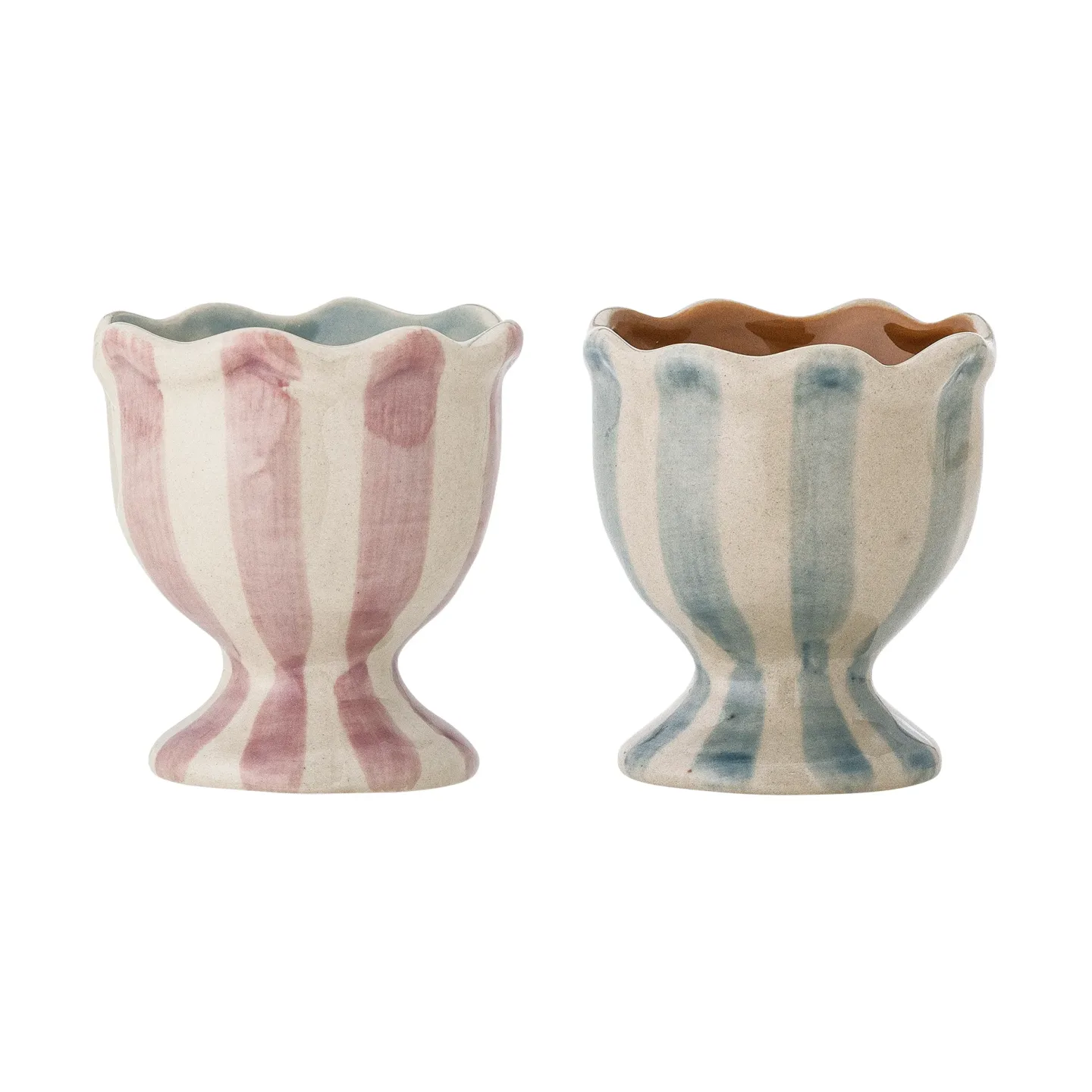 Bloomingville Willa Eierbecher 2-teilig Rose-blue