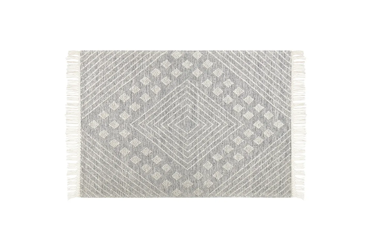 Savur Ullmatta 160x230 cm - Svart/Vit