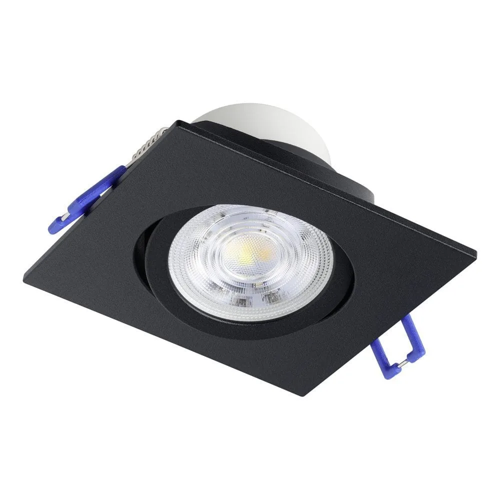 Infälld Lampa Saliceto Mobil Svart 4000K - 8,8 cm