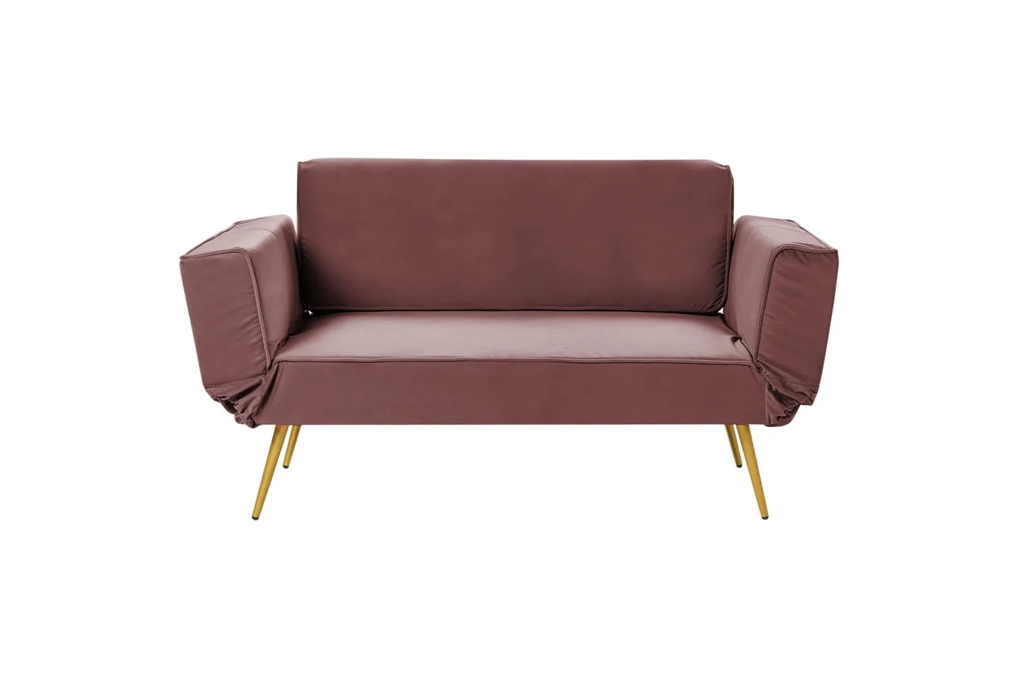 Touya Bäddsoffa 2-sits - Guld/Rosa