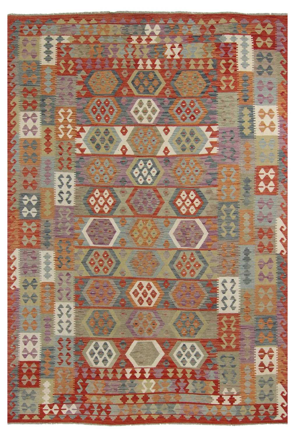 Orientalsk kelimteppe 304 x 208 cm (Størrelse: 304 x 208 cm)