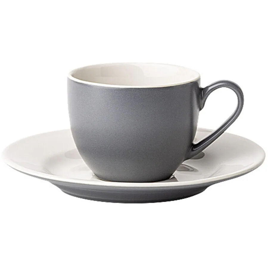 Geschirr-Set Elements Grau Steingut