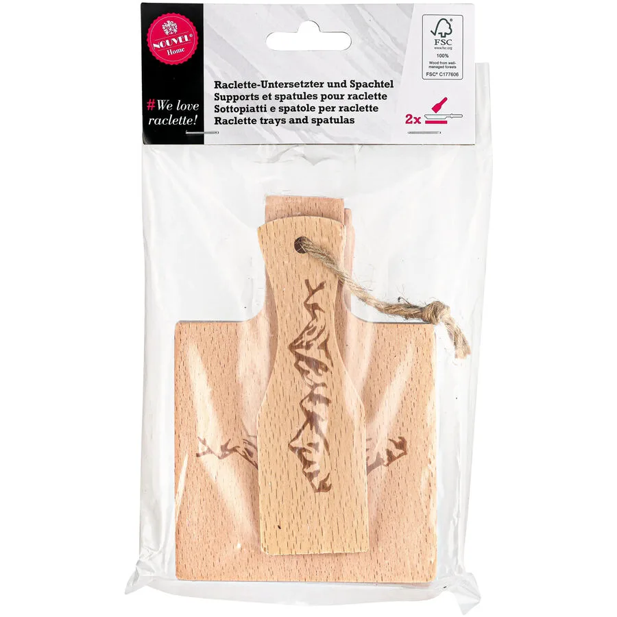 Nouvel Fonduezubehör Traditional braun Buche