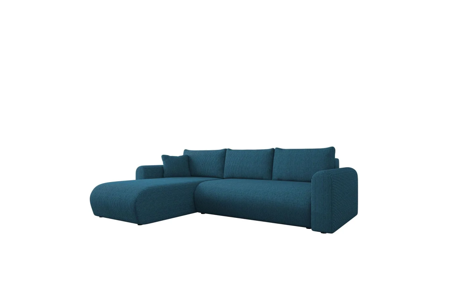 Tacon Bäddsoffa m. Divan 3-sits - Vit/Svart