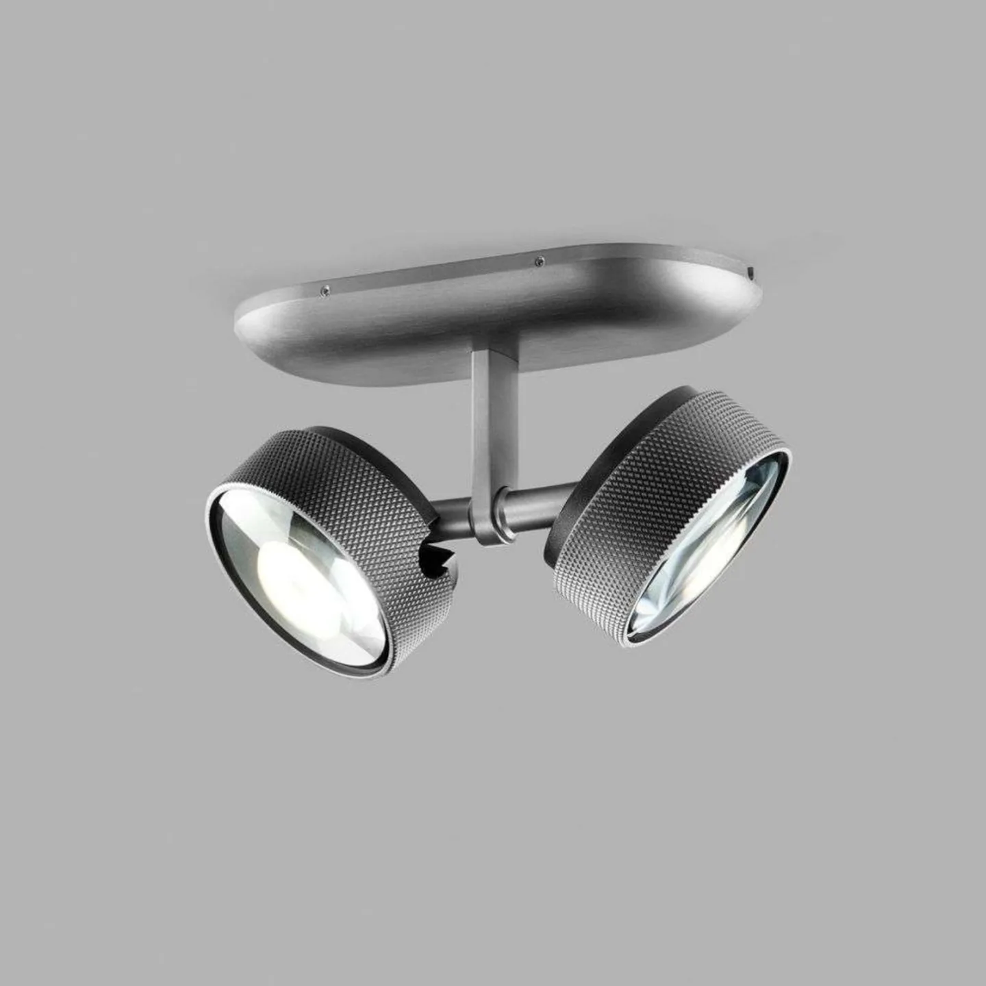 Cosmo C2 Deckenleuchte 2700K Titanium - LIGHT-POINT - Wohnzimmer - Aluminium