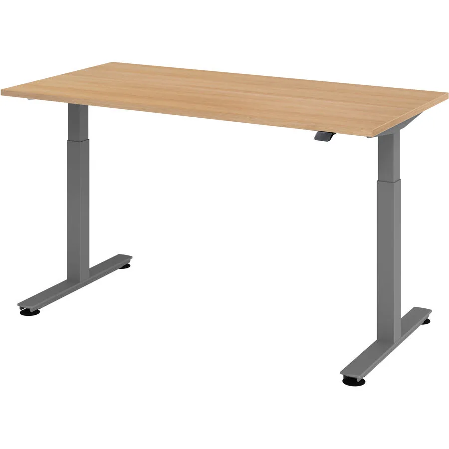 Schreibtisch Office comfort eiche Holzwerkstoff H 71 cm
