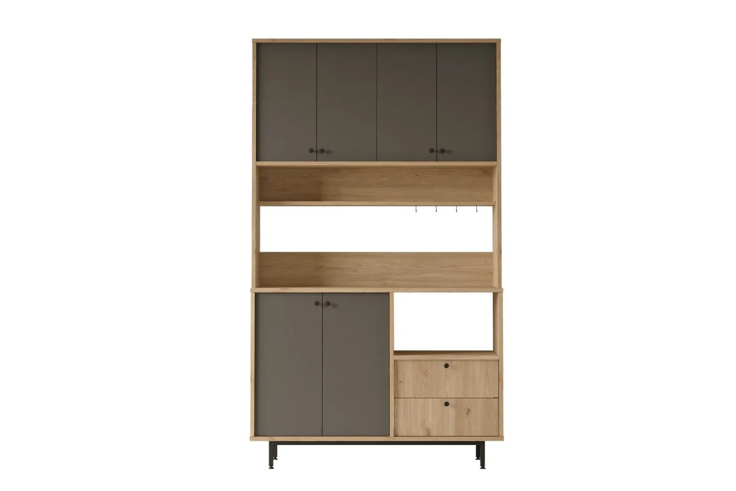 Donae Byrå 120 cm - Ek/Antracit