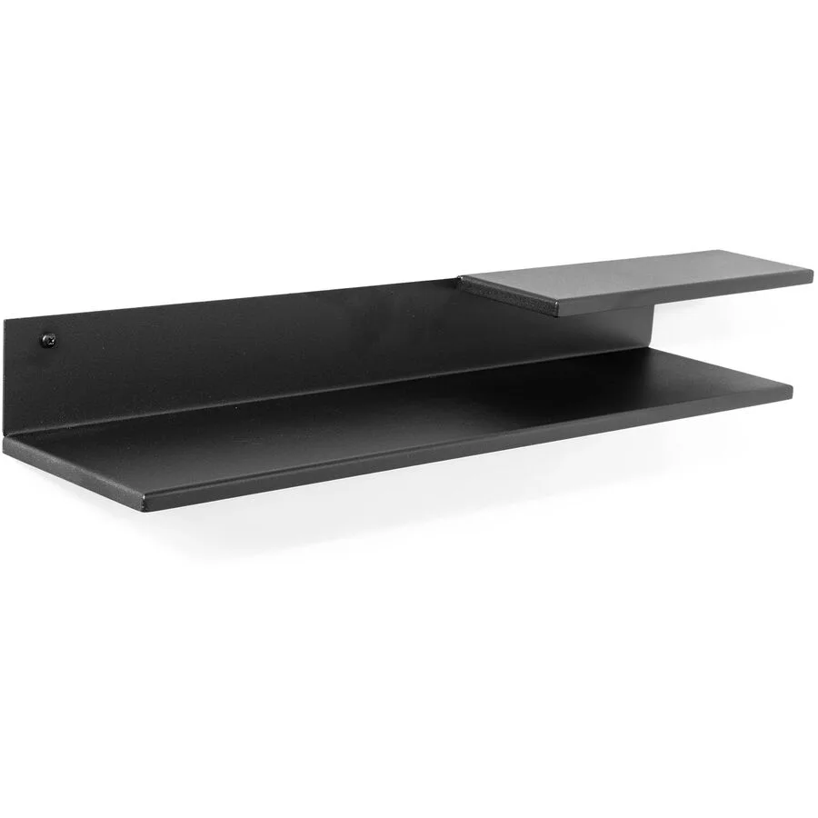 Spinder Design Wandregal Skadi Schwarz Stahl 67.5 cm 8.5 cm