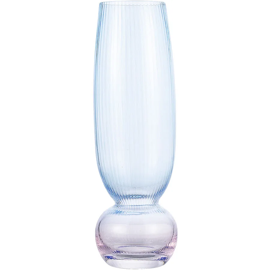 Champagnerglas Rhea blau / pink Glas H 19.5 cm 396 ml