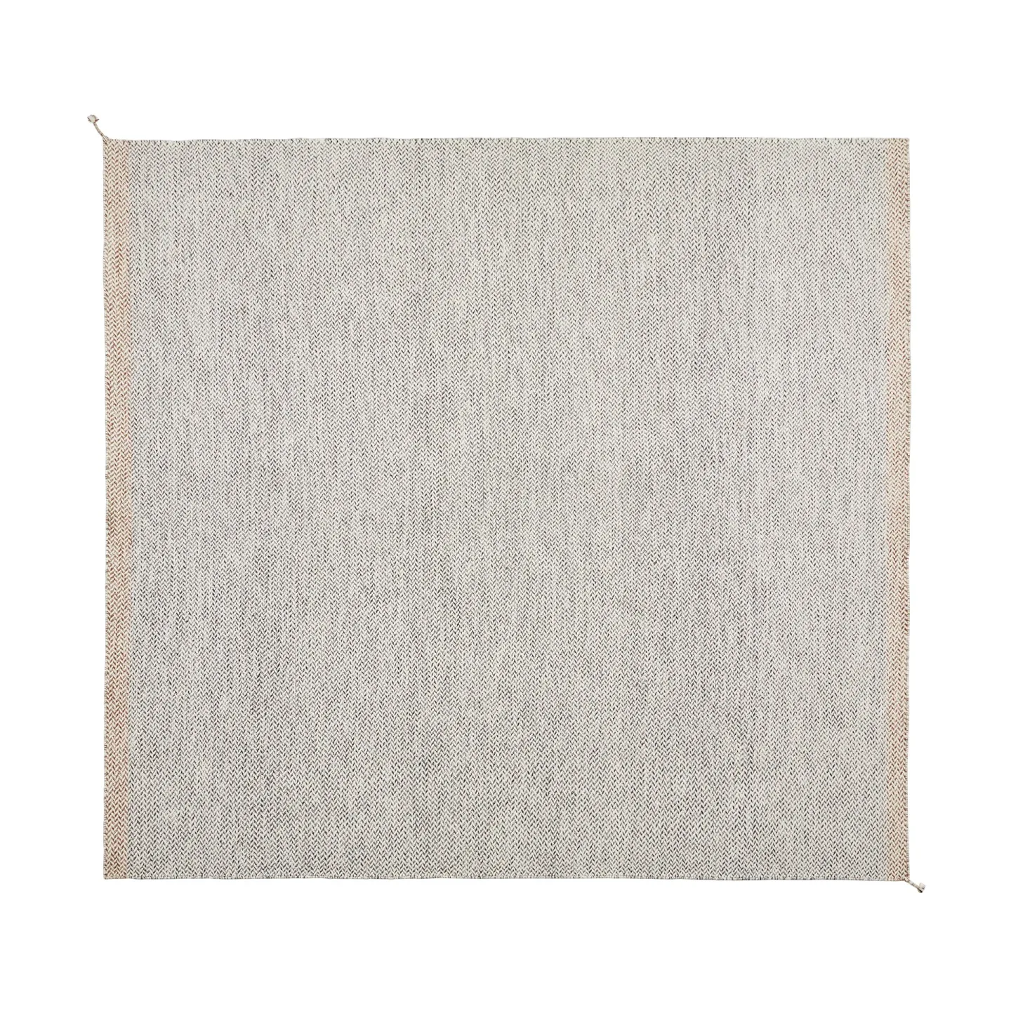 Muuto Ply Wollteppich 280x280 cm Black-white