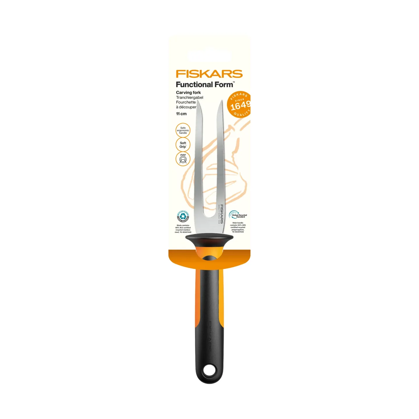 Fiskars Functional Form Fleischgabel Edelstahl