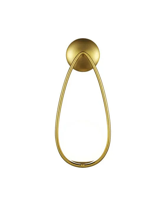 Galassia One Light Sconce Brass