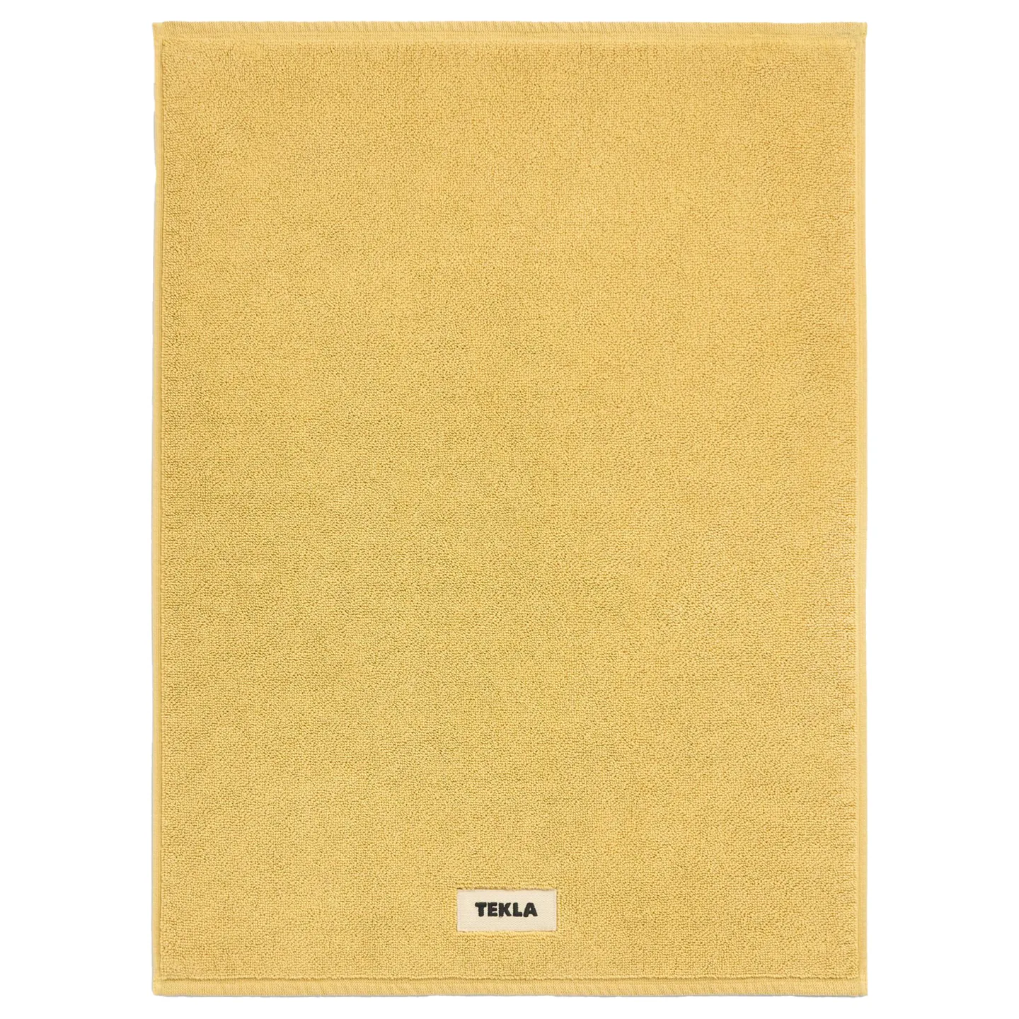 Tekla - Terry Solid Ochre Yellow badrumsmatta 50 x 70 cm - Bomullsmattor - Gul