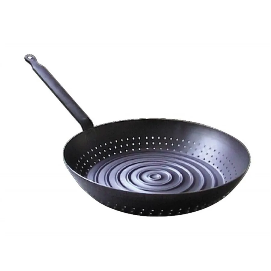 Marronipfanne de Buyer schwarz Eisen D 28 cm