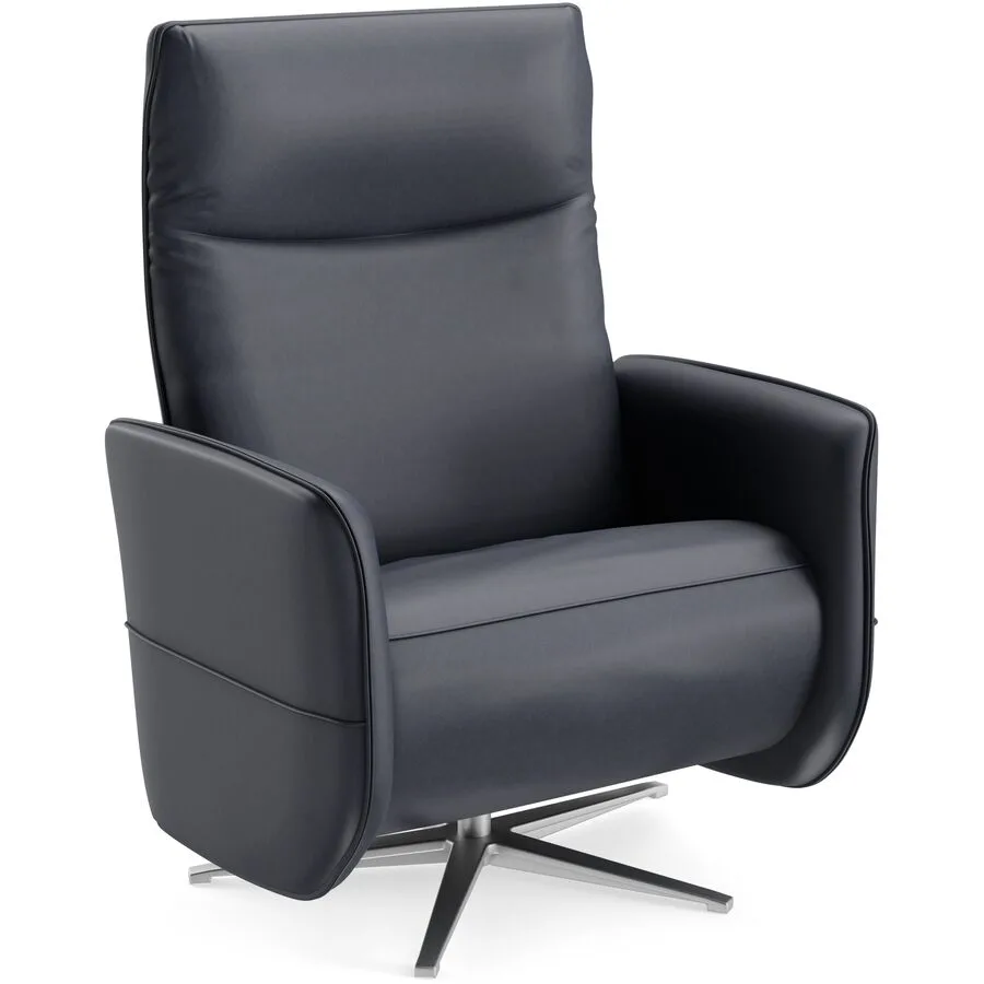 Relaxsessel Lidja Schwarz Leder 94 cm 170 cm - Möbel Konfigurator: Traummöbel individuell zusammenstellen