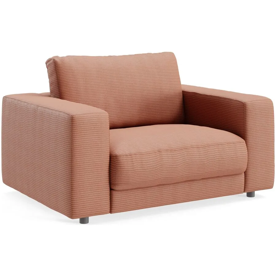 Sessel Ava rusty Bezug: 88% Polyester, 12% Polyacryl B 140 T 107 H 86 cm - Möbel Konfigurator: Traummöbel individuell zusammenstellen