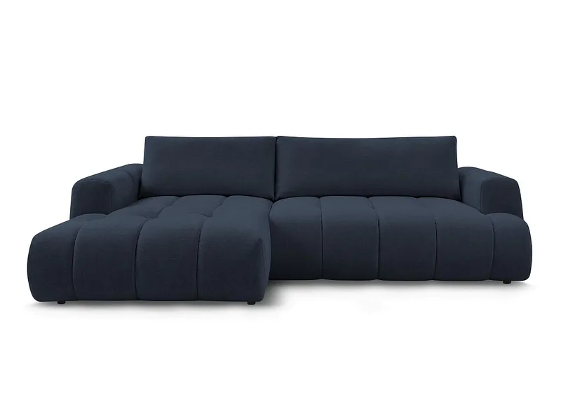 Ecksofa BOBOCHIC FUJI Stoff dunkelblau