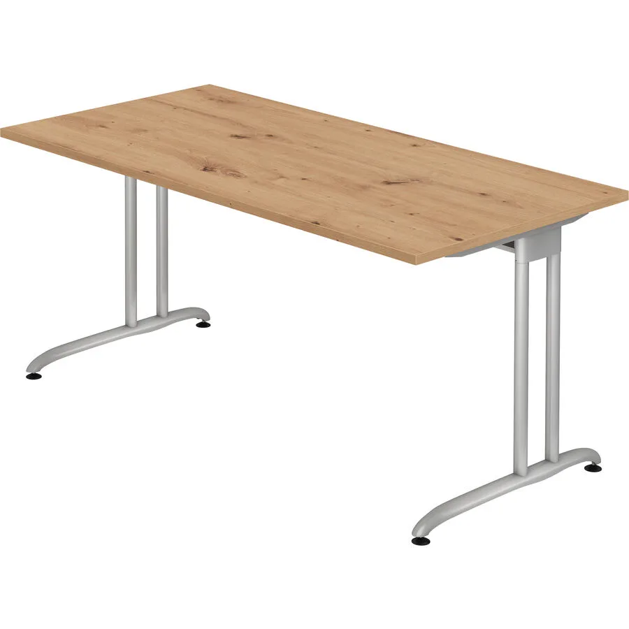 Schreibtisch Office Asteiche Holzwerkstoff B 160 T 80 cm