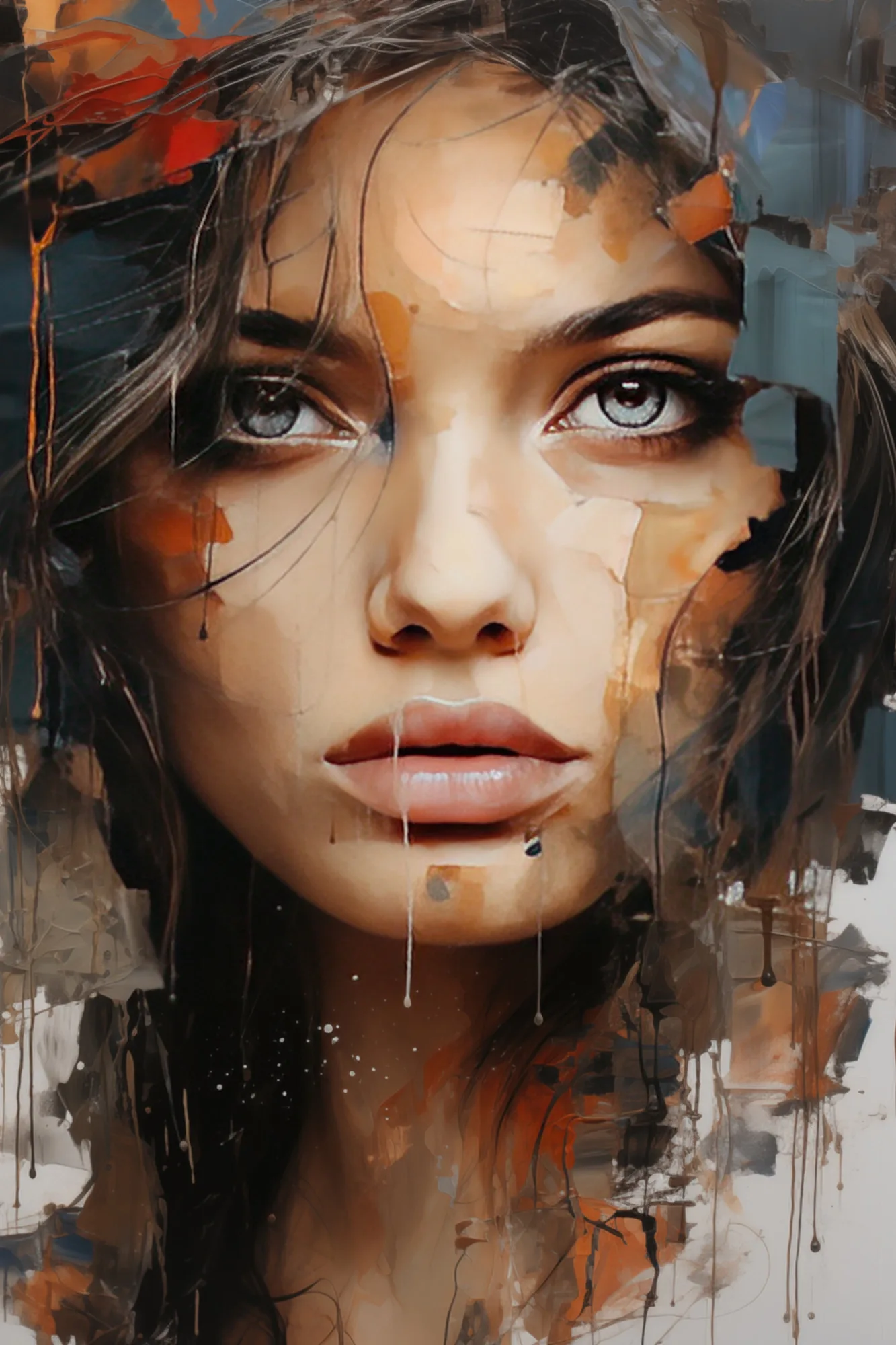 image LAND Canvas Cool Girl Behind The Colours | Schubiger Möbel
